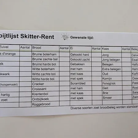 Skitter-rent 住宿加早餐酒店 Zwaagdijk-Oost